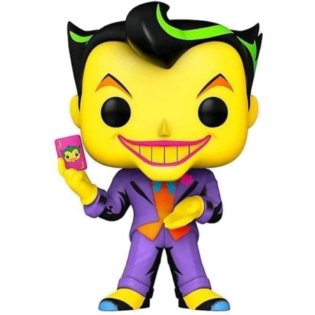 DC Comics - POP! Heroes Vinyl figurine Joker (Black Light) 9 cm