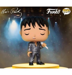 Elvis Presley - Figurine POP! Elvis Presley 68 Comeback Special (DGLT) 9 cm