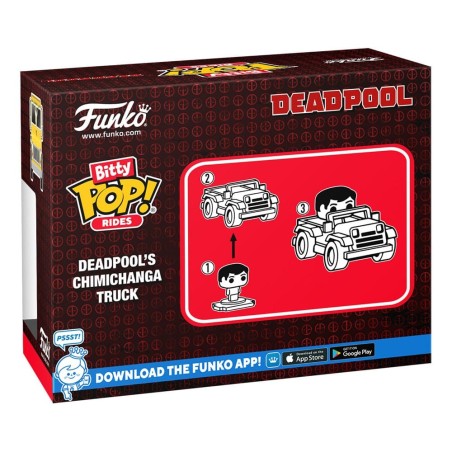 Marvel - POP! Rides Vinyl figurine Deadpool w/Chimichanga Truck 2,5 cm