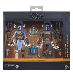 Star Wars : The Mandalorian Black Series - Pack 2 figurines Mandalorian Shriek-Hawk Trainers 15 cm