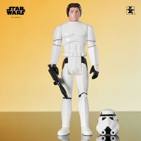 - Star Wars Episode IV figurine Jumbo Vintage Kenner Han Solo in Stormtrooper Disguise 2021 Premier Guild Membership Gift 30 cm