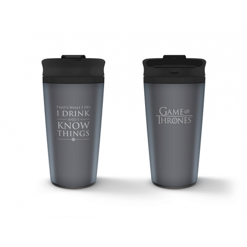 Game of Thrones - Mug de voyage I Drink And I Know Things