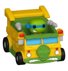 Tortues Ninja - Les  POP! Rides Vinyl figurine Leonardo w/Van 2,5 cm