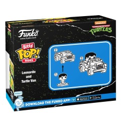 Tortues Ninja - Les  POP! Rides Vinyl figurine Leonardo w/Van 2,5 cm