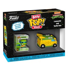 Les Tortues Ninja - Figurine POP! Leonardo dasn son Van 2,5 cm