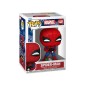 Marvel - Figurine POP! Holiday Spiderman w/Open gift 9 cm