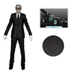 Batman Forever DC Multiverse - Figurine avec véhicule Alfred Pennyworth & Batmobile (Gold Label) 79 cm