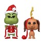 Le Grinch - The Grinch(Anniversary) pack 2 POP! Books Vinyl figurines Grinch w/ Max 9 cm