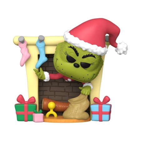 Le Grinch - The Grinch POP! Deluxe Vinyl figurine Grinch w/Bag 9 cm