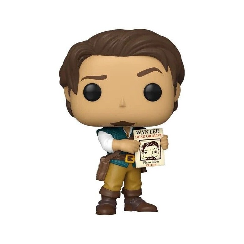 Rapunzel - Raiponce POP! Animation Vinyl figurine Flynn holding Wanted Poster 9 cm