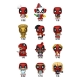 Marvel - Figurines Bitty POP! Deadpool Display PDQ 2,5 cm