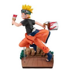 Naruto G.E.M. Series - Statuette Naruto Uzumaki Go! 15 cm (avec cadeau)