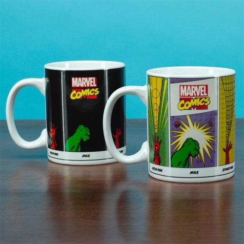 Marvel Comics - Mug effet thermique Super Powers