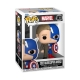 Marvel - Figurine POP! Split- Captain A/Steve R 9 cm