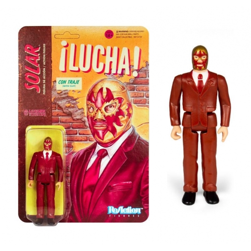 Legends of Lucha Libre - Figurine ReAction Solar in Suit 10 cm