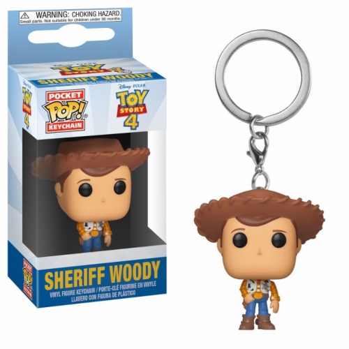 Toy Story 4 - Porte-clés Pocket POP! Woody 4 cm