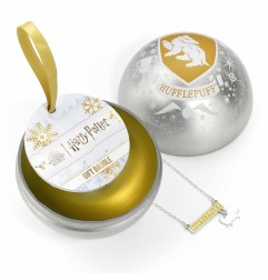 Harry Potter - Décoration sapin avec collier Poufsouffle