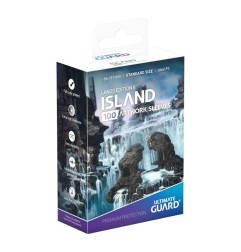 Ultimate Guard - 100 pochettes Printed Sleeves taille standard Lands Edition II Île