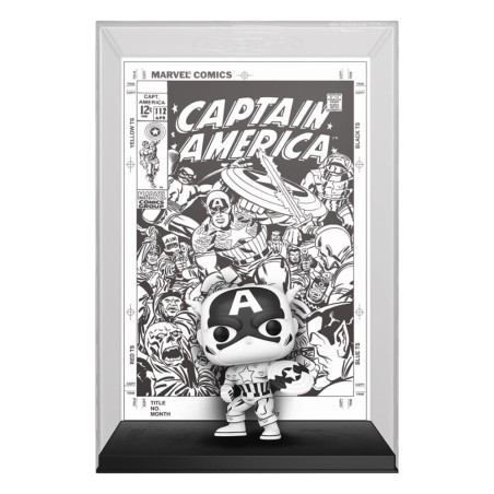 Marvel - 85th Anniversary POP! Comic Cover Vinyl Figurine Captain America 9 cm