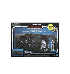 Star Wars : The Mandalorian Vintage Collection - Figurine et Tantive IV Hallway et Mandalorian Privateer 10 cm