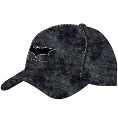 DC Comics - Casquette hip hop Cap Batman The Dark Knight Logo Denim