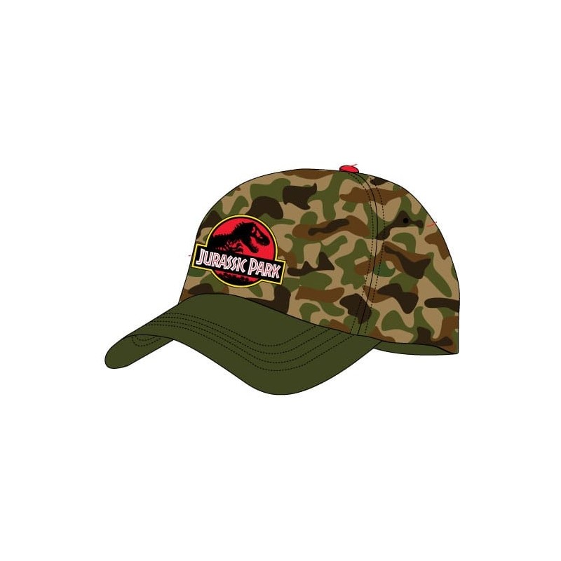 Jurassic Park - Casquette hip hop Cap Camo
