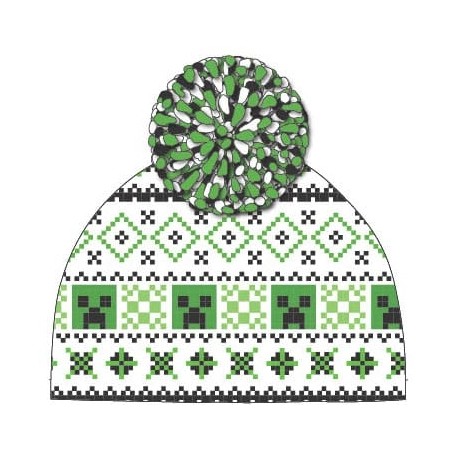 Minecraft - Bonnet Pom-Pom
