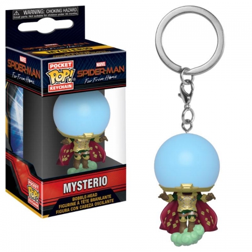 Spider-Man: Far From Home - Porte-clés Pocket POP! Mysterio 4 cm