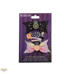 Mercredi - Pack 4 accessoires Mercredi pour cheveux