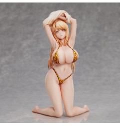 Original Illustration - POPQN Illustration statuette PVC Leopard print Swimsuit 21 cm