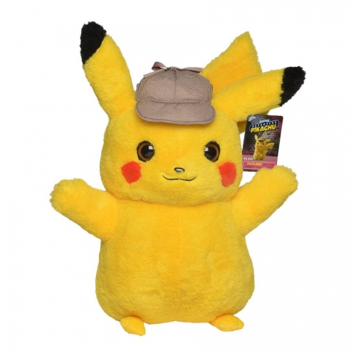 Pokémon : Détective Pikachu - Peluche Real Scale Pikachu 41 cm