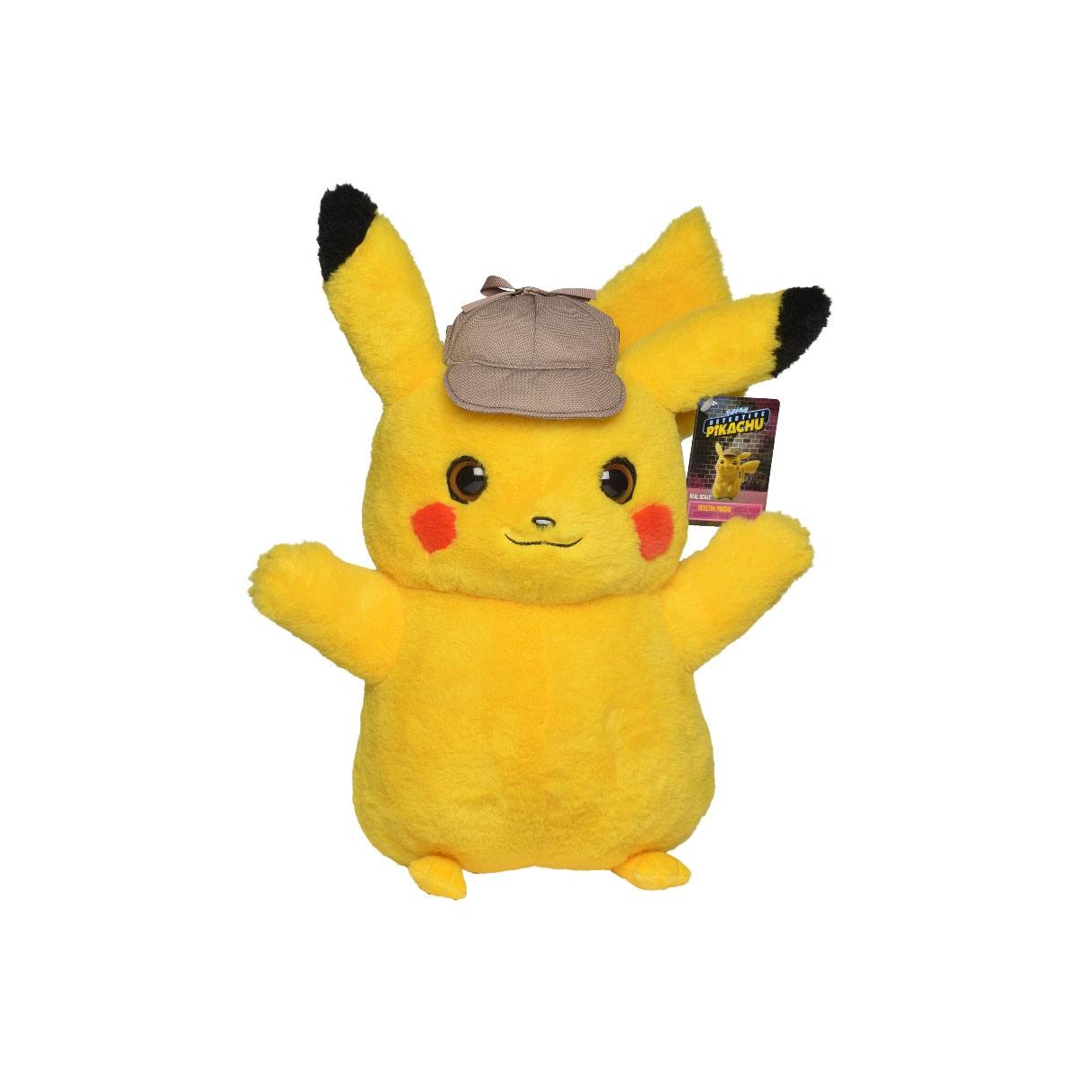 Pokémon : Détective Pikachu - Peluche Real Scale Pikachu 41 cm