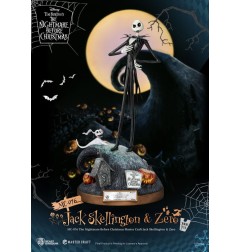 L'etrange Noël de Mr. Jack - Statuette Master Craft Jack Skellington & Zero 39 cm