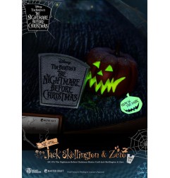 L'etrange Noël de Mr. Jack - L'Étrange Noël de monsieur Jack statuette Master Craft Jack Skellington & Zero 39 cm