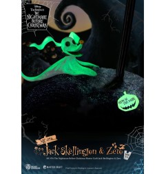 L'etrange Noël de Mr. Jack - Statuette Master Craft Jack Skellington & Zero 39 cm