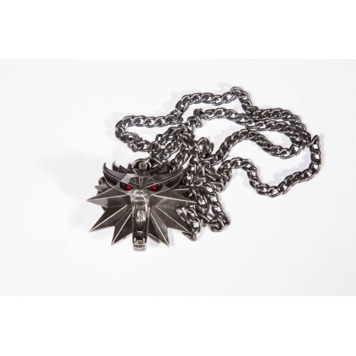 The Witcher III Wild Hunt - Pendentif lumineux avec chaînette Wolf