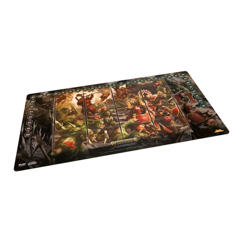 Warhammer Age of Sigmar: Champions - Play-Mat Chaos vs. Destruction 64 x 35 cm