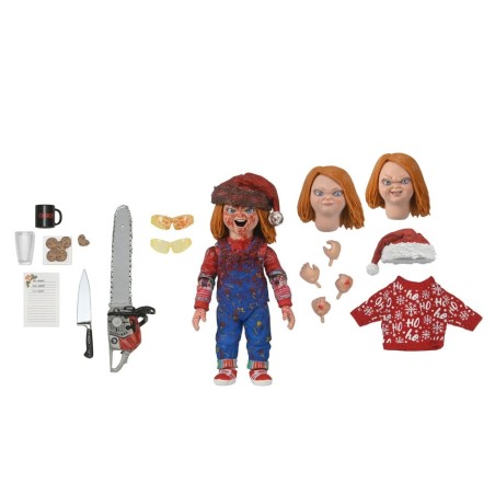 Chucky - Jeu d'enfant figurine Ultimate  (Holiday Edition) 18 cm