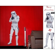 STAR WARS - Planche de stickers muraux Storm Trooper