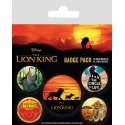 Le Roi Lion - Pack 5 badges Life of a King