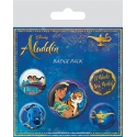 Aladdin - Pack 5 badges A Whole New World