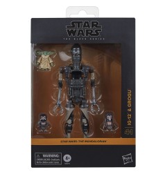 Star Wars : The Mandalorian Black Series - Pack 2 figurines IG-12 & Grogu 15 cm