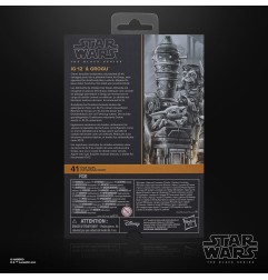 Star Wars : The Mandalorian Black Series - Pack 2 figurines IG-12 & Grogu 15 cm
