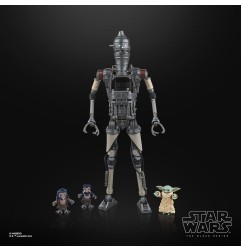 Star Wars : The Mandalorian Black Series - Pack 2 figurines IG-12 & Grogu 15 cm