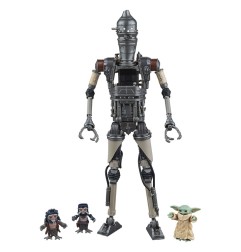 Star Wars : The Mandalorian Black Series - Pack 2 figurines IG-12 & Grogu 15 cm