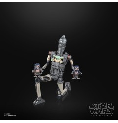 Star Wars : The Mandalorian Black Series - Pack 2 figurines IG-12 & Grogu 15 cm