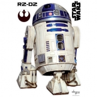 STAR WARS - Planche de stickers muraux R2D2