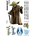 STAR WARS - Planche de stickers muraux Yoda (echelle 1)