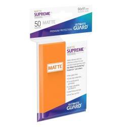 Ultimate Guard - 50 pochettes Supreme UX Sleeves taille standard Orange Mat