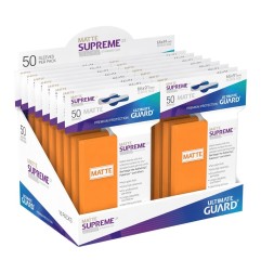 Ultimate Guard - 50 pochettes Supreme UX Sleeves taille standard Orange Mat
